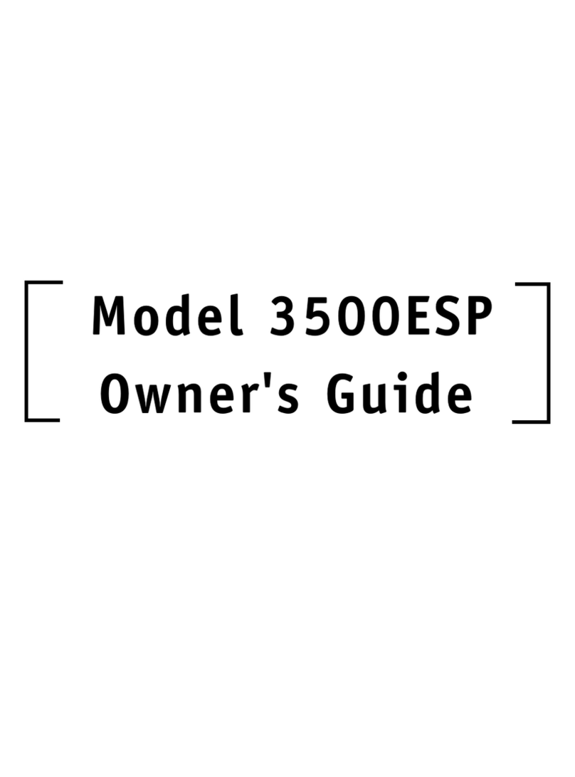DEI 3500ESP User manual