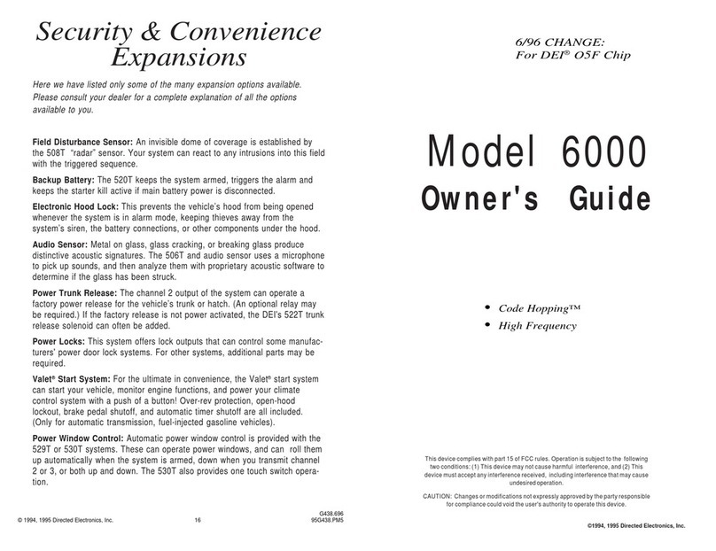 DEI 6000HF owner's guide