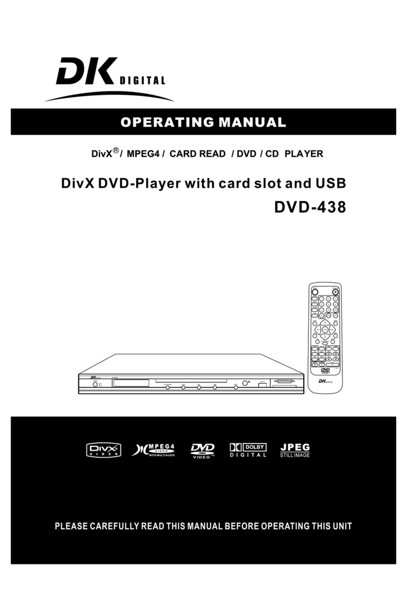 DK Digital DVD-438 Operatiing manual