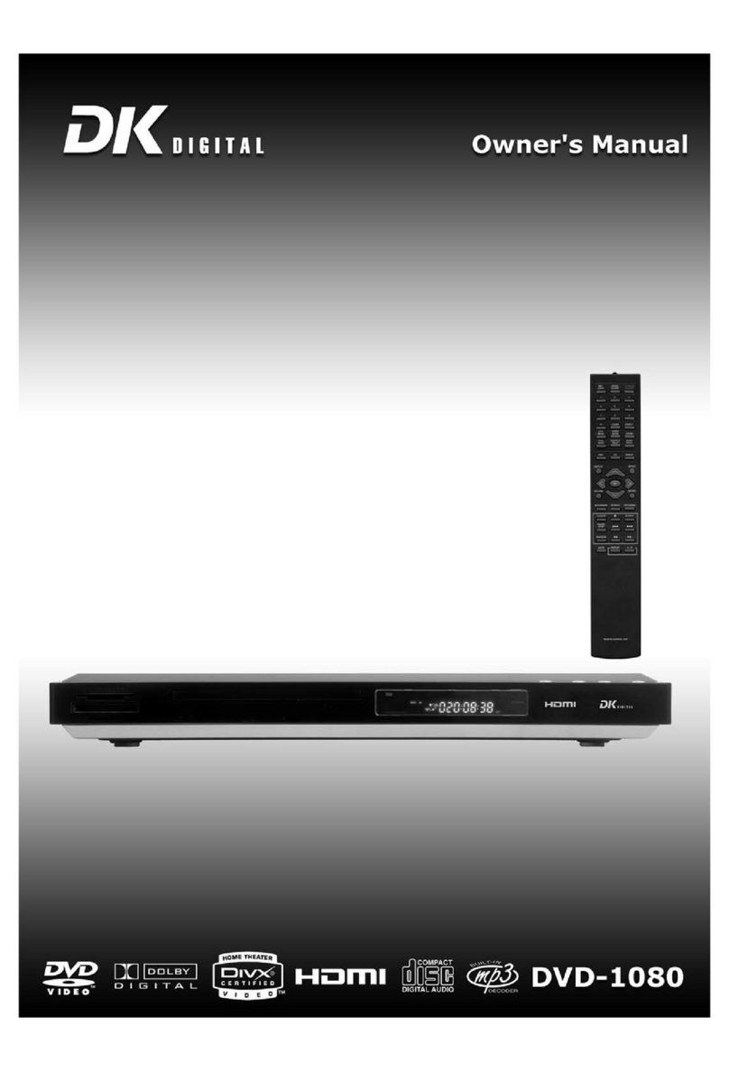 DK Digital DVD-1080 owner's manual