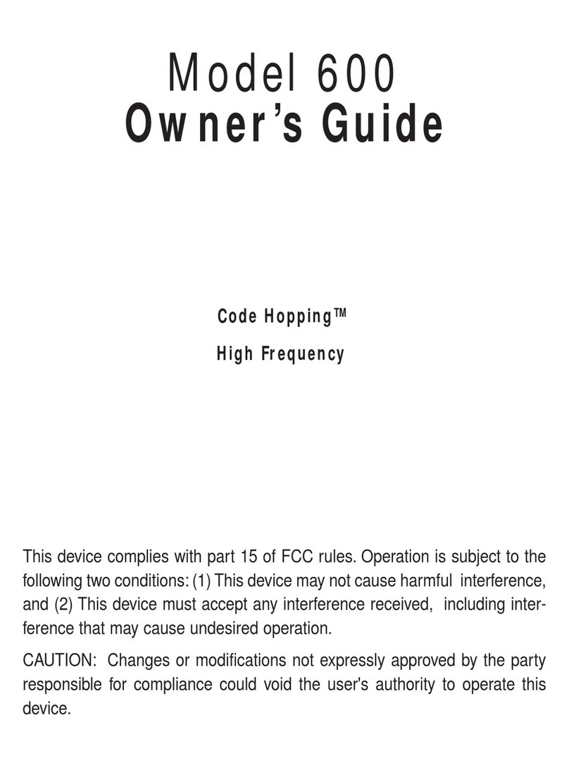 DEI 600HF owner's guide