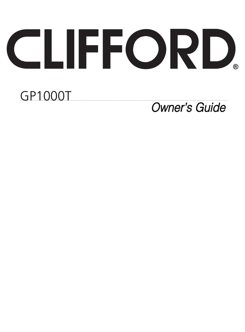 Clifford GP1000T owner's guide