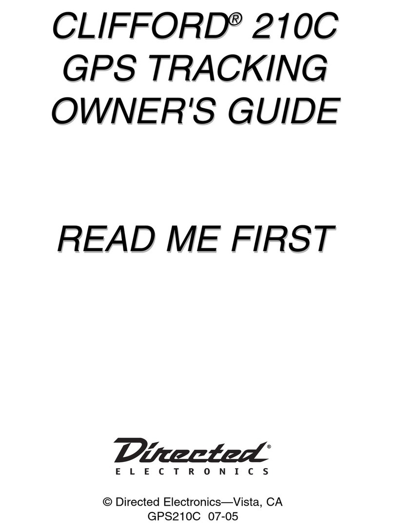 Directed Electronics 210C owner's guide