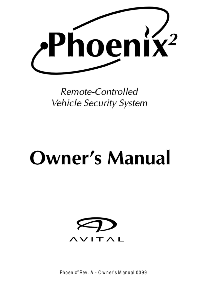 Avital Phoenix 2 owner's manual