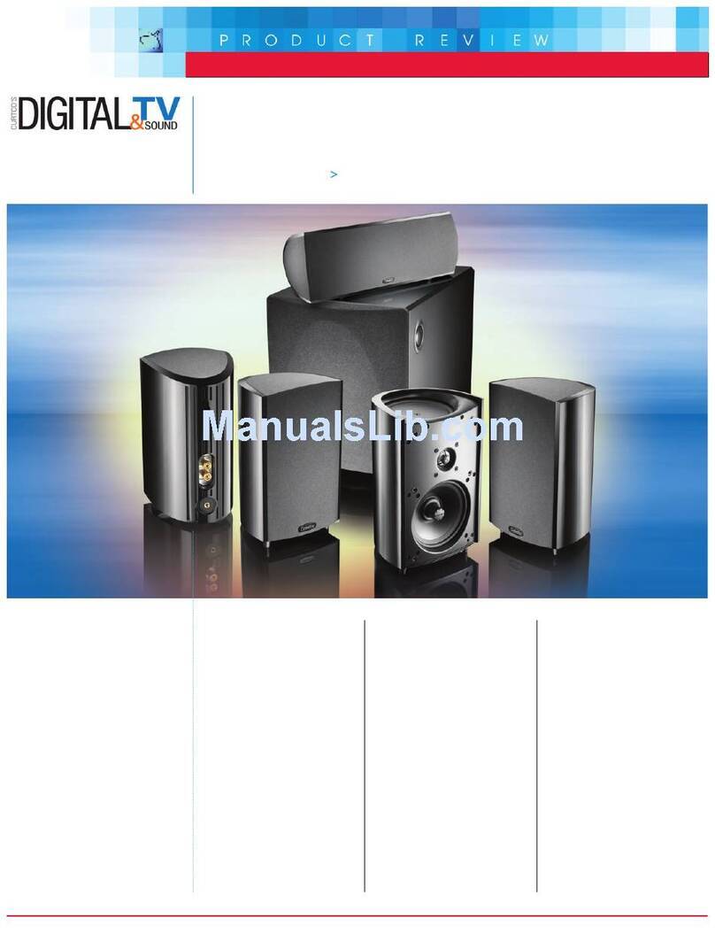 Definitive Technology ProCenter 1000 User manual