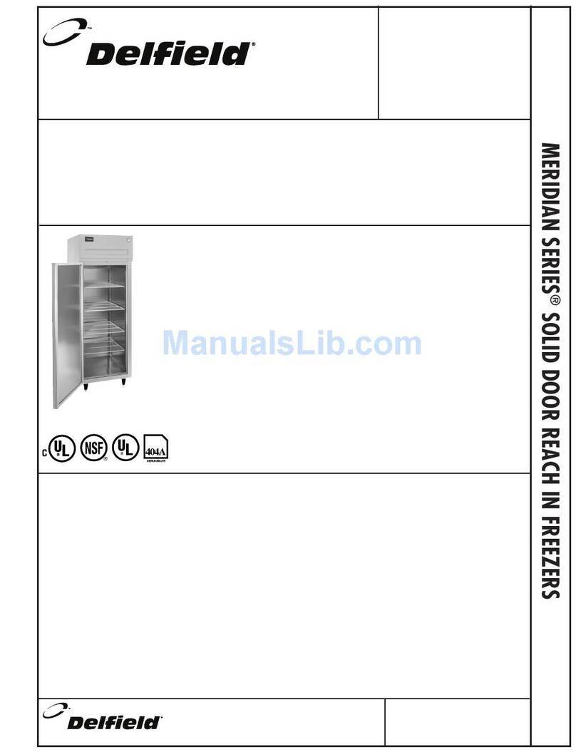 Delfield Meridian MFR1-S User manual