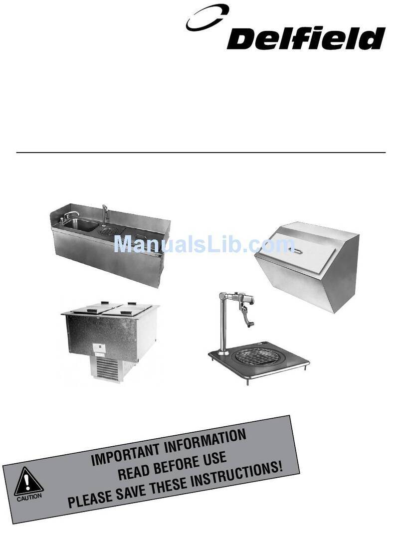 Delfield 204 Service and installation manual