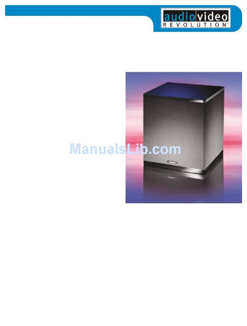 Definitive Technology SuperCube Reference User manual