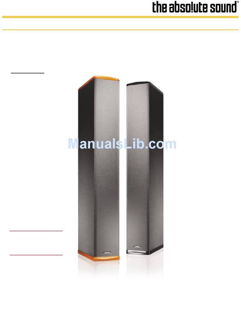 Definitive Technology Bipolar SuperTower BP7002 User manual