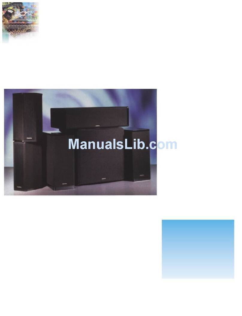 Definitive Technology PowerMonitor 700 User manual