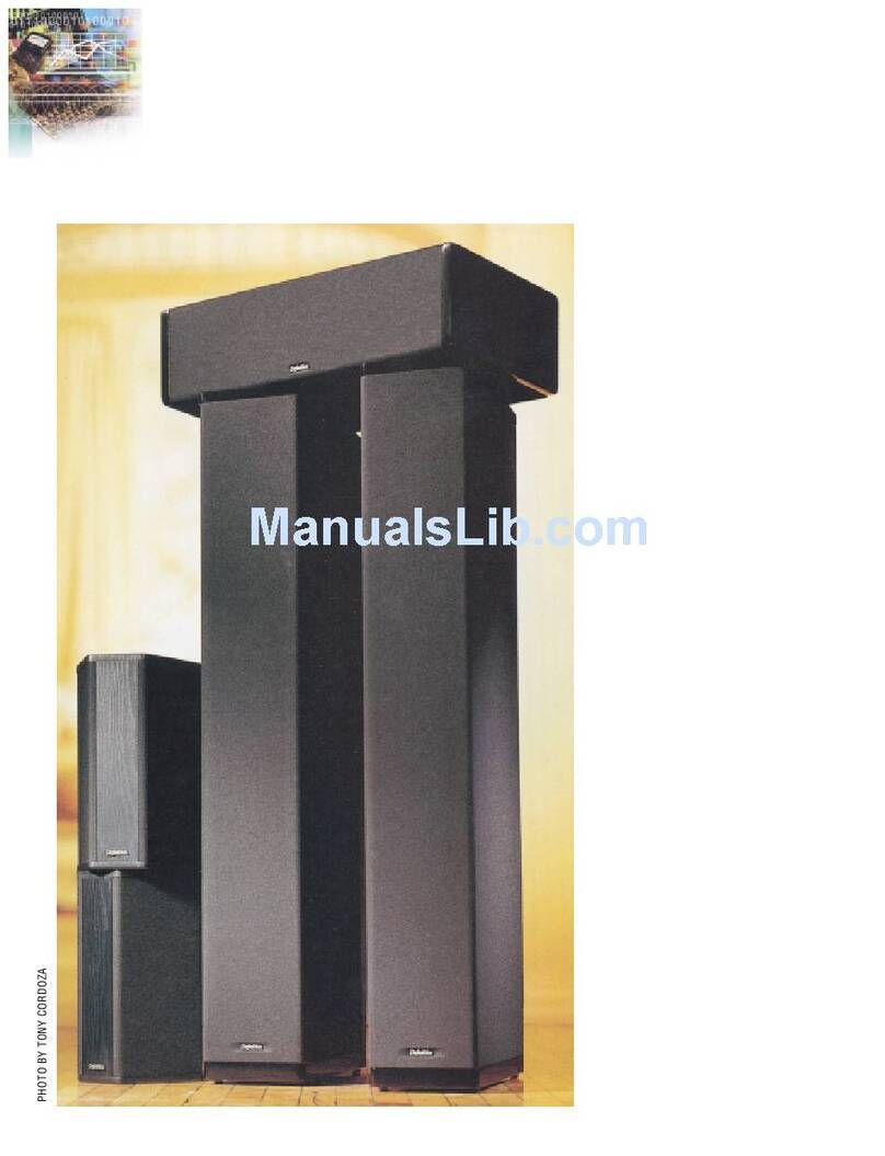 Definitive Technology BP 2002TL User manual