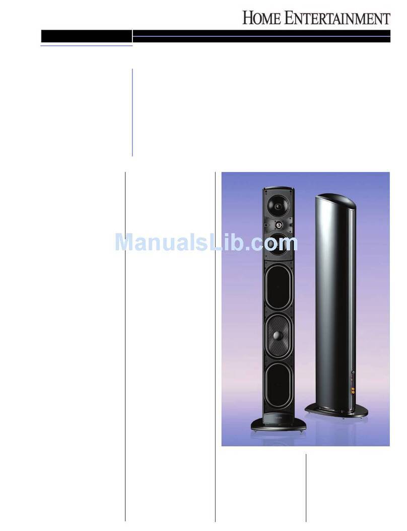 Definitive Technology Mythos Mythos STS brochure