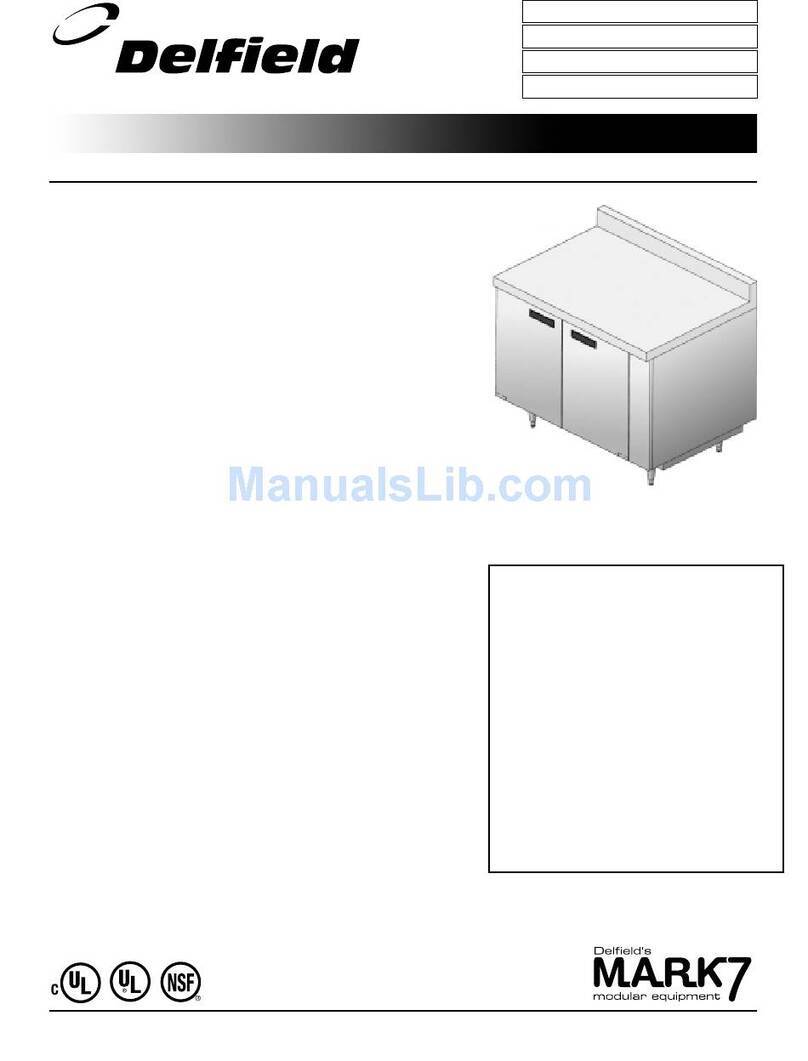 Delfield F18WR31 User manual