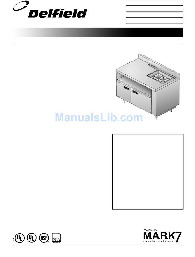 Delfield F18SR31A User manual