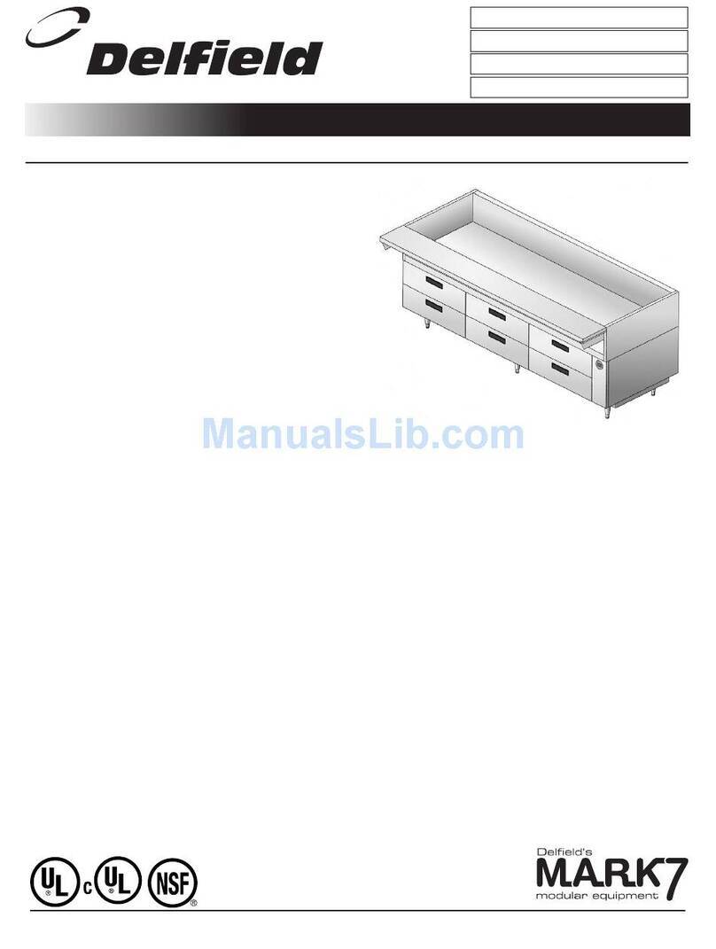 Delfield F17R102 User manual