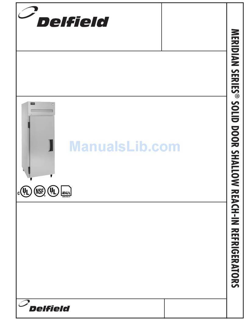 Delfield Meridian MRR1S-S Specifications