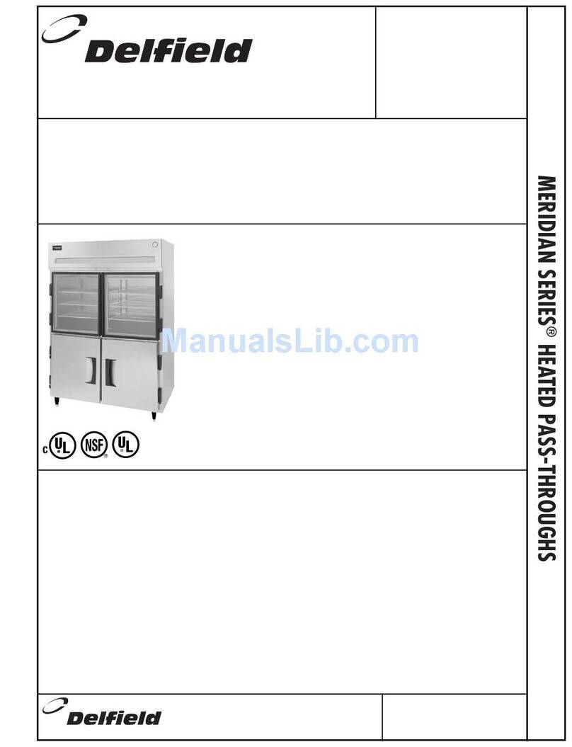 Delfield Meridian MHPT1-S Specifications