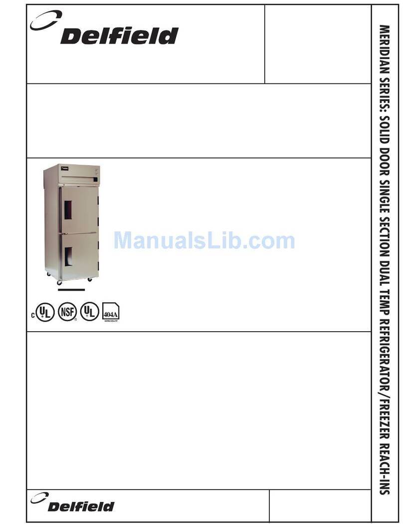 Delfield Meridian MDBR1-SH User manual