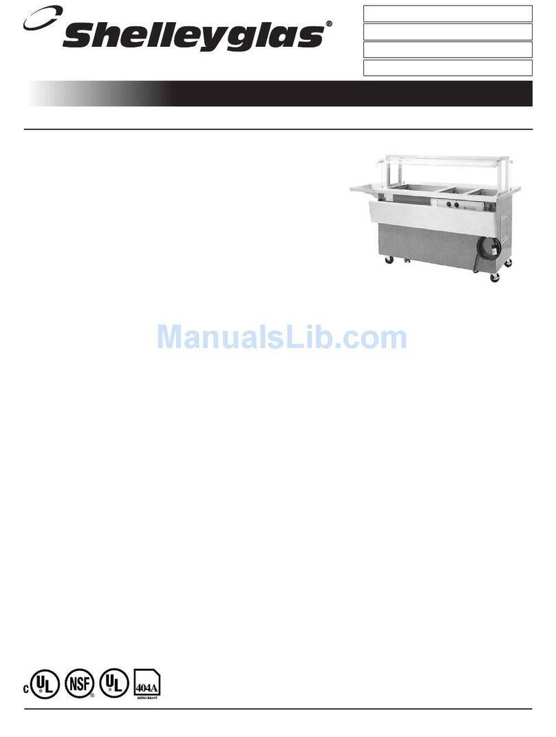 Delfield Shelleyglas KH2CR-74B User manual