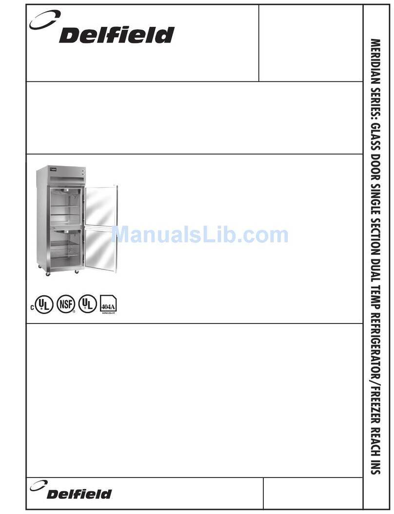 Delfield Meridian MDBR1-GH Specifications