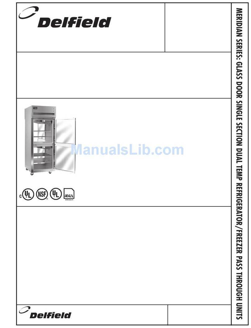 Delfield Meridian MDBPT1-GH User manual