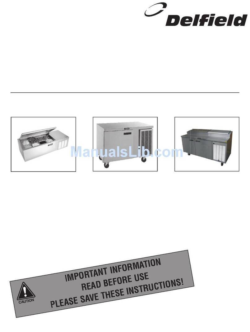 Delfield 186114 BUC Service and installation manual