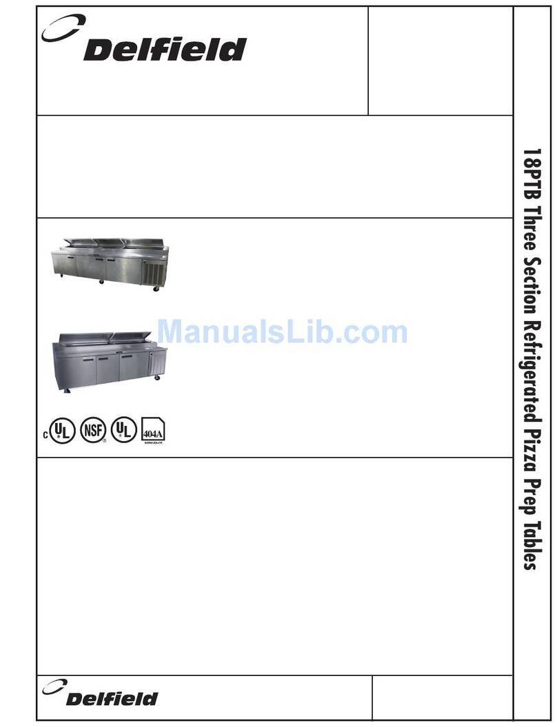 Delfield 186114 PTB Specification sheet
