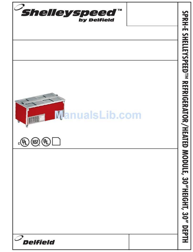 Delfield Shelleyspeed SPRH-68E Specifications