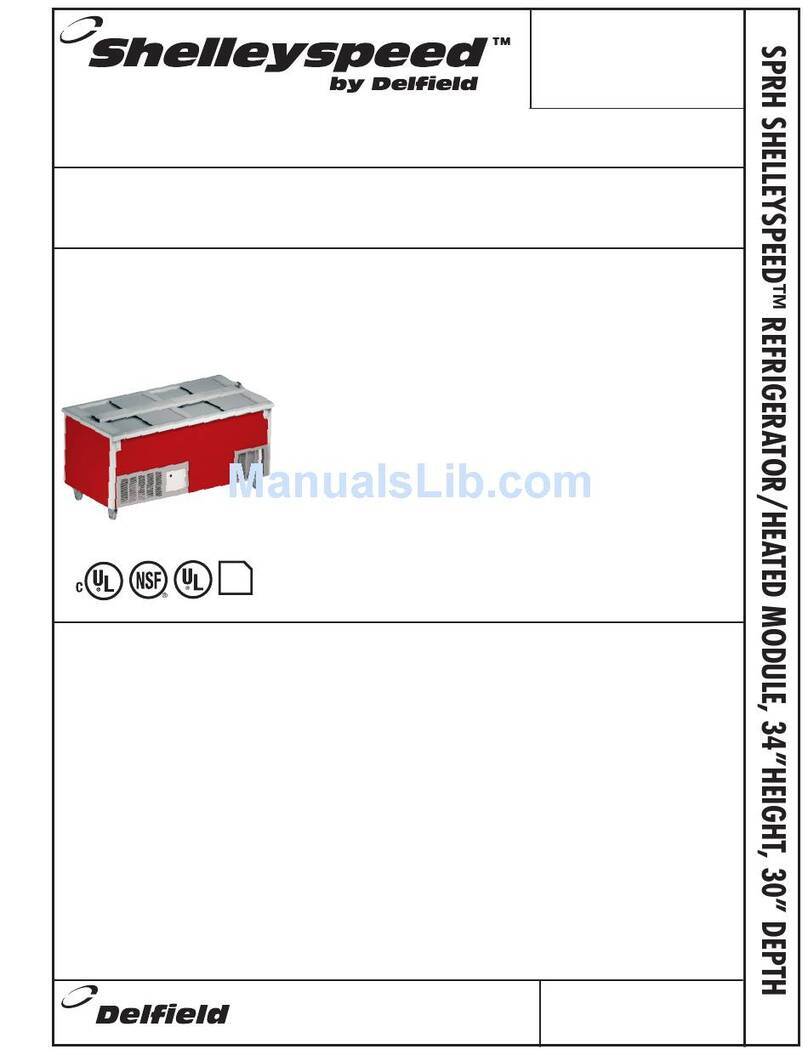 Delfield Shelleyspeed SPRH-68 User manual
