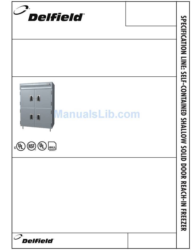 Delfield SAF2S-S Specifications
