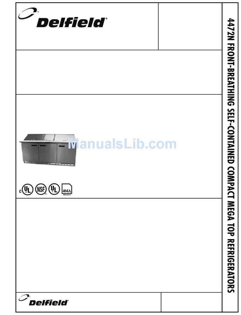 Delfield 4472N-18M Specification sheet