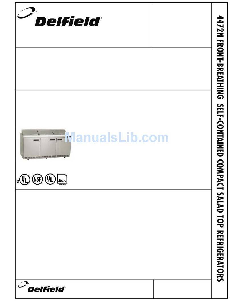 Delfield 4472N-18 User manual