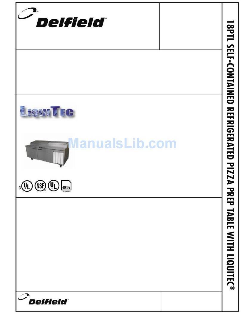 Delfield 18648PTL Specification sheet