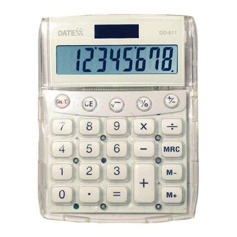 Datexx DD-611 User manual Datexx DD-611 User manual