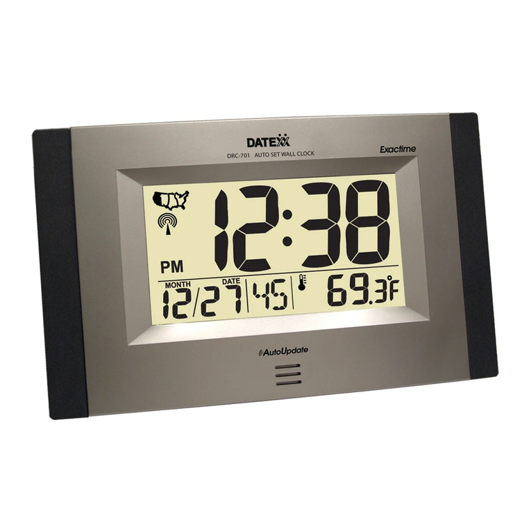 Datexx Exactime DRC-701 User manual