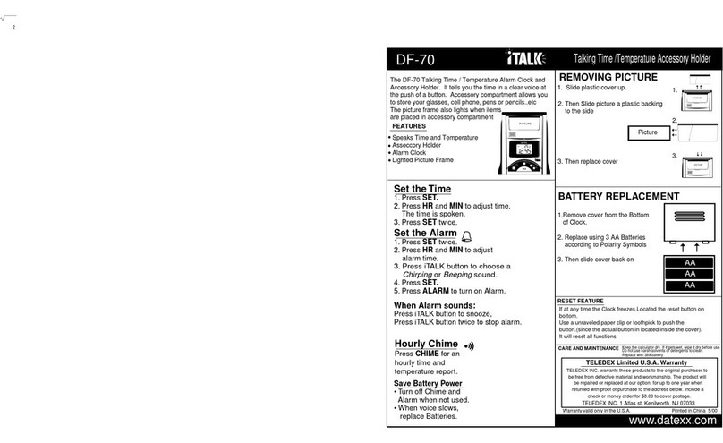 Datexx iTalk DF-70 User manual