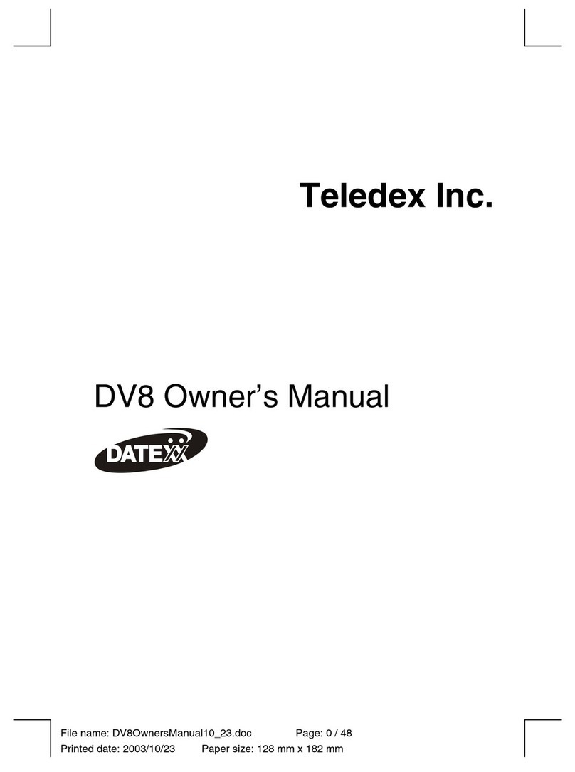 Datexx DV8 owner's manual