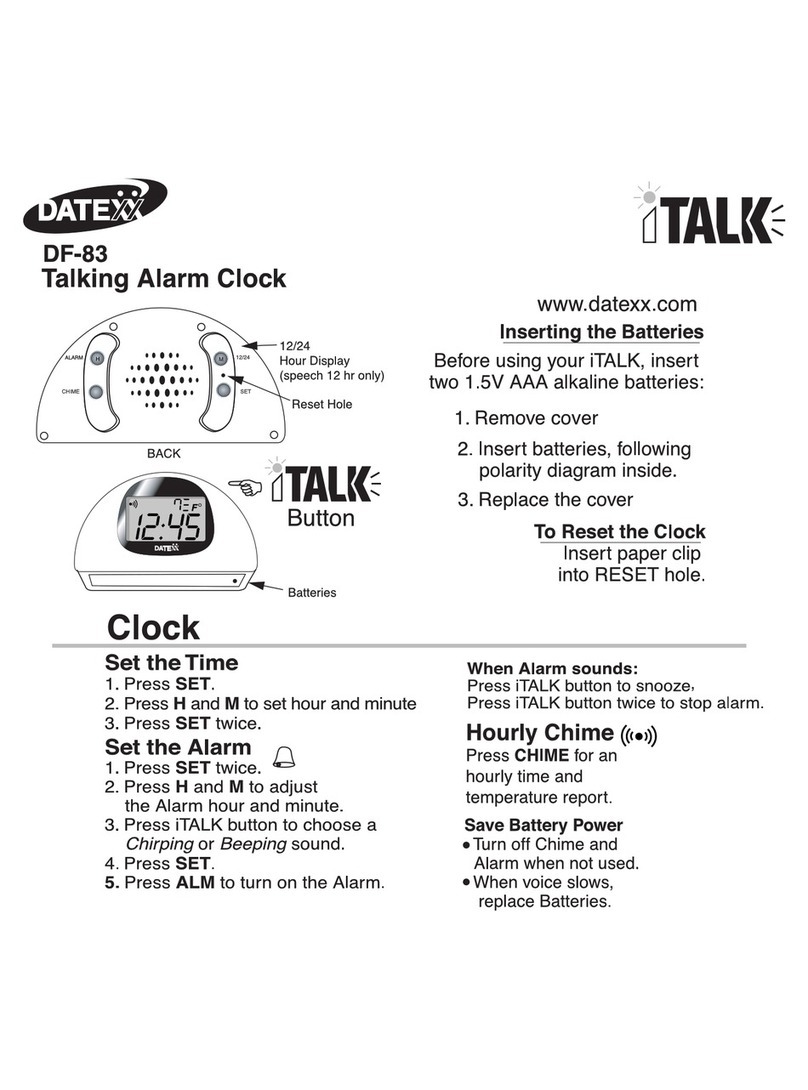 Datexx iTALK DF-83 User manual