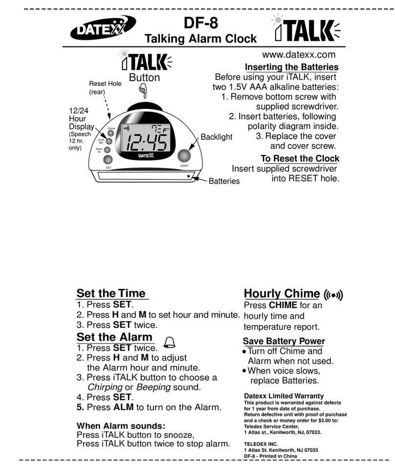 Datexx iTALK DF-8 user guide