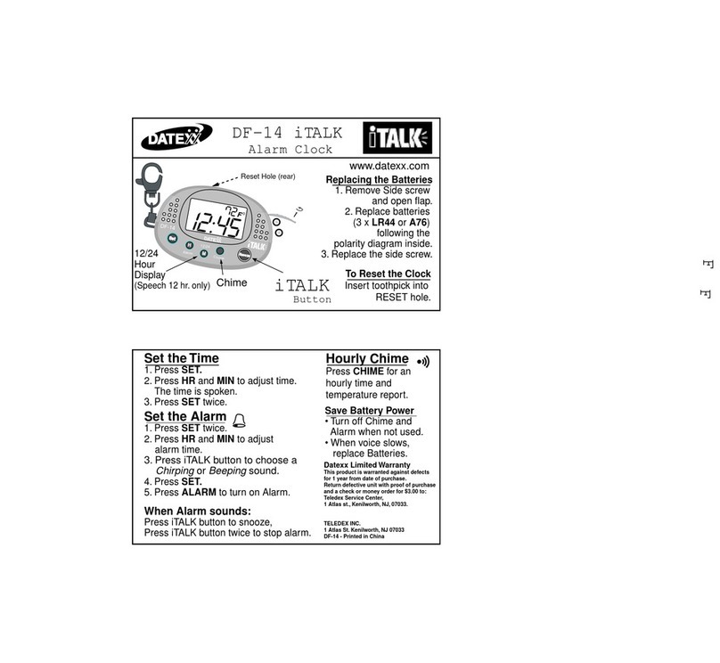 Datexx iTALK DF-14 User manual