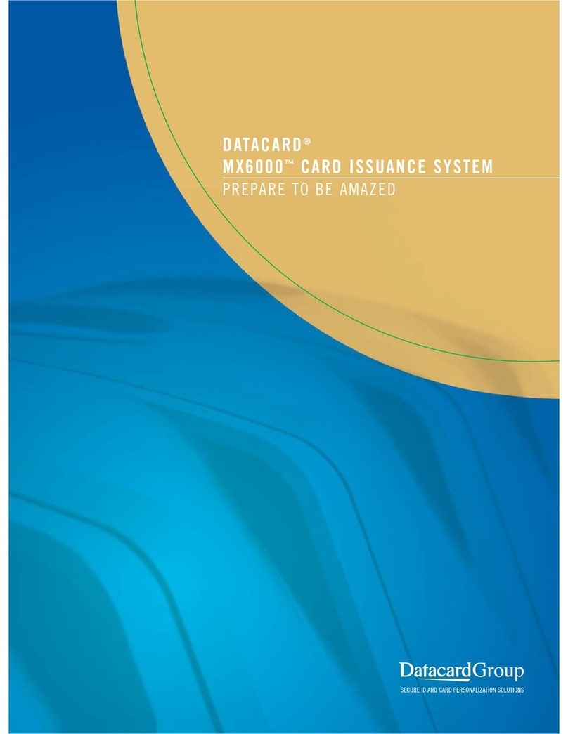 DataCard MX6000 User manual DataCard MX6000 User manual
