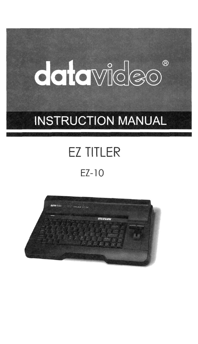 Data Video EZ-10 instruction manual