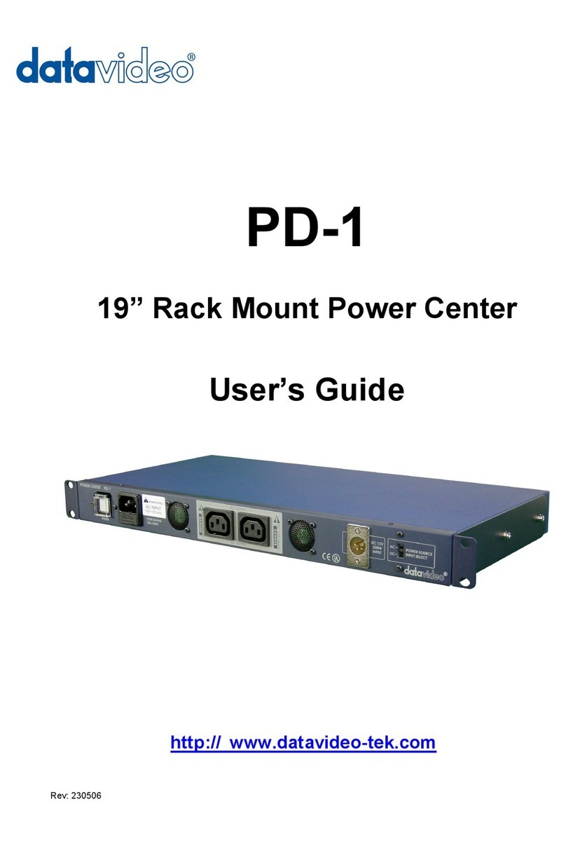 Data Video PD-1 user guide