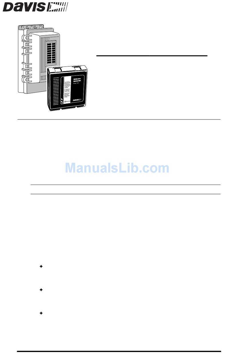 DAVIS Wireless Repeater 7614 User manual
