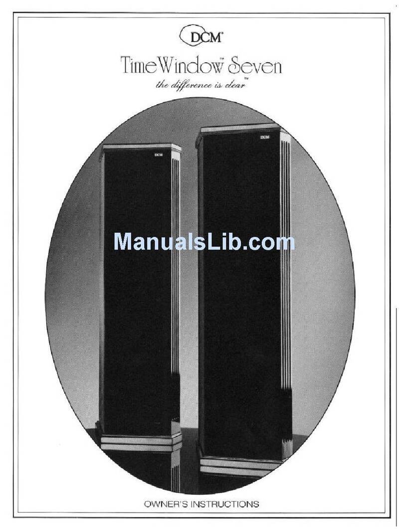 Dcm TimeWindow TimeWindow Seven User manual