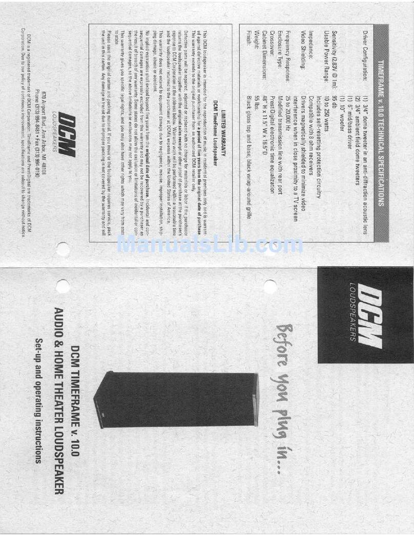 Dcm Time Frame V 10.0 Installation manual Dcm Time Frame V 10.0 Installation manual