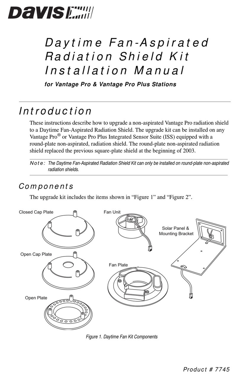 Davis Instruments Fan-Aspirated Radiation Shield installation manual