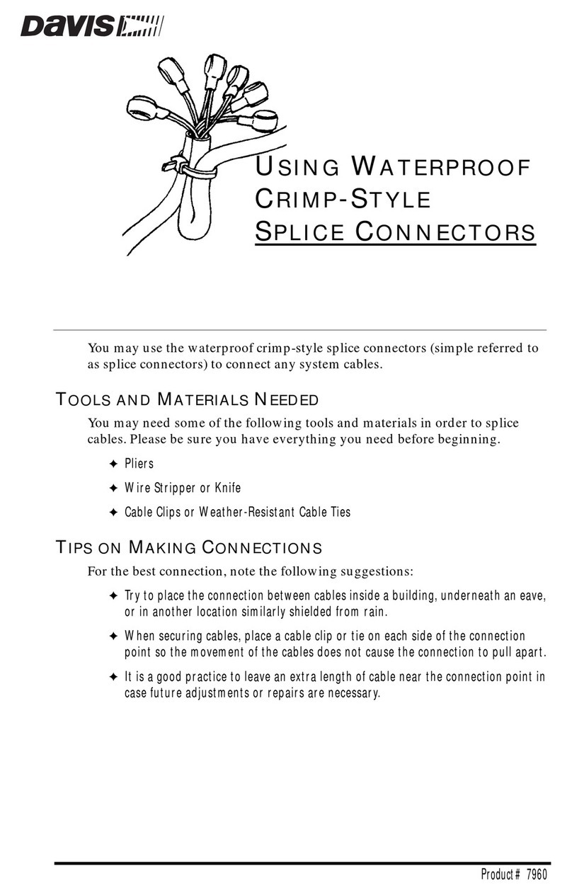Davis Instruments Crimp-Type Splice Connector install guide