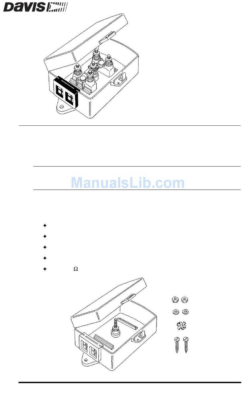 DAVIS Surge Protector Shelter (Small) user guide DAVIS Surge Protector Shelter (Small) user guide
