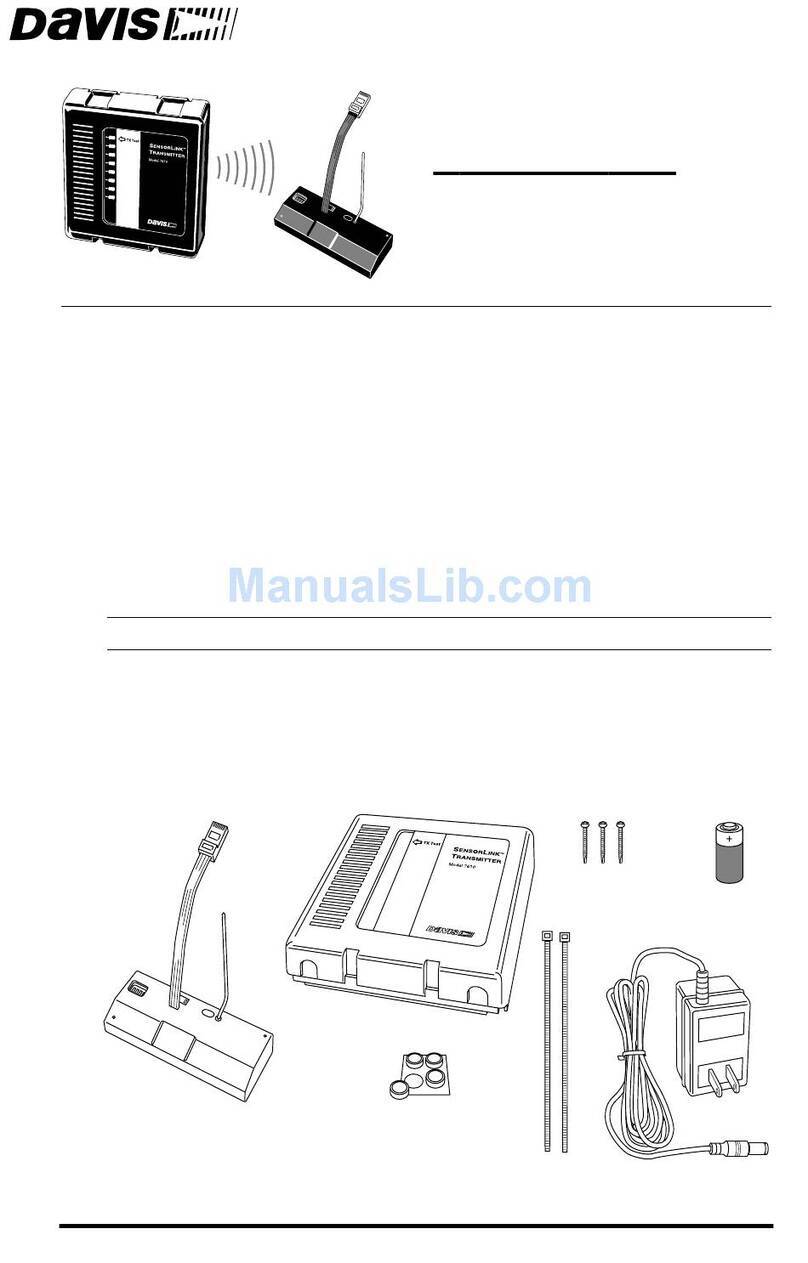 DAVIS SensorLink installation manual